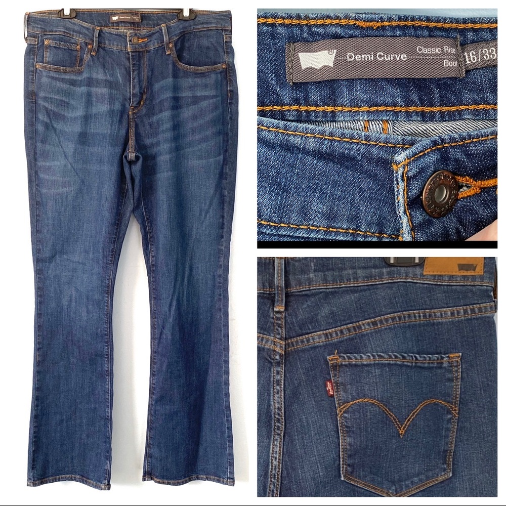 LEVI’S — Demi Curve Classic Rise Boot Cut Jeans
